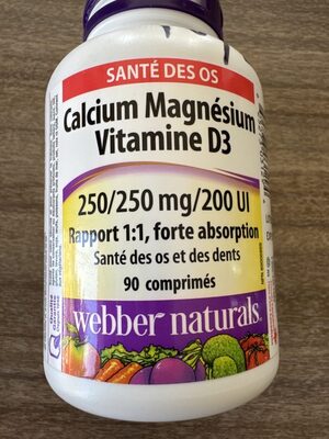 [7185] Webber Calcium Mag Vit. D3