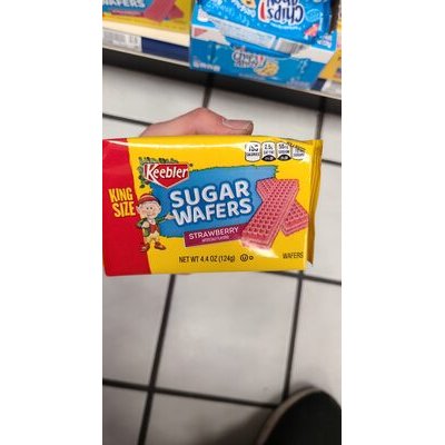[8043] Sugar Wafers Strawberry