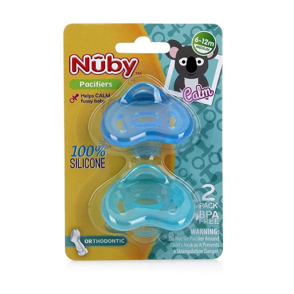 [8212] silicone pacifiers 6+ months