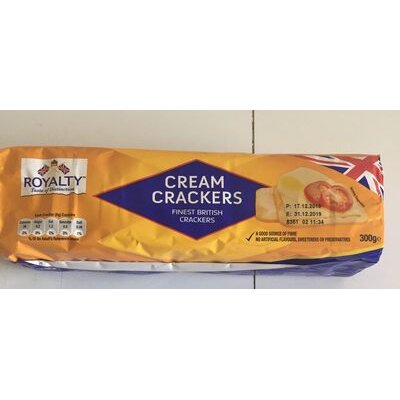royalty cream crackers 300g