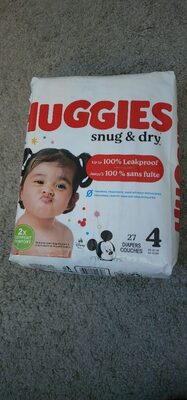 [8380] huggies snug& dry size 4