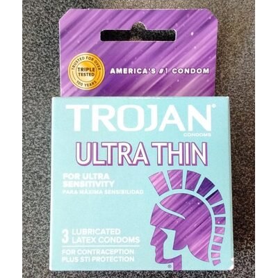 [13769] Trojan ultra thin spermicidal