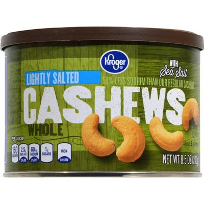 sunshine lightly salted cashews