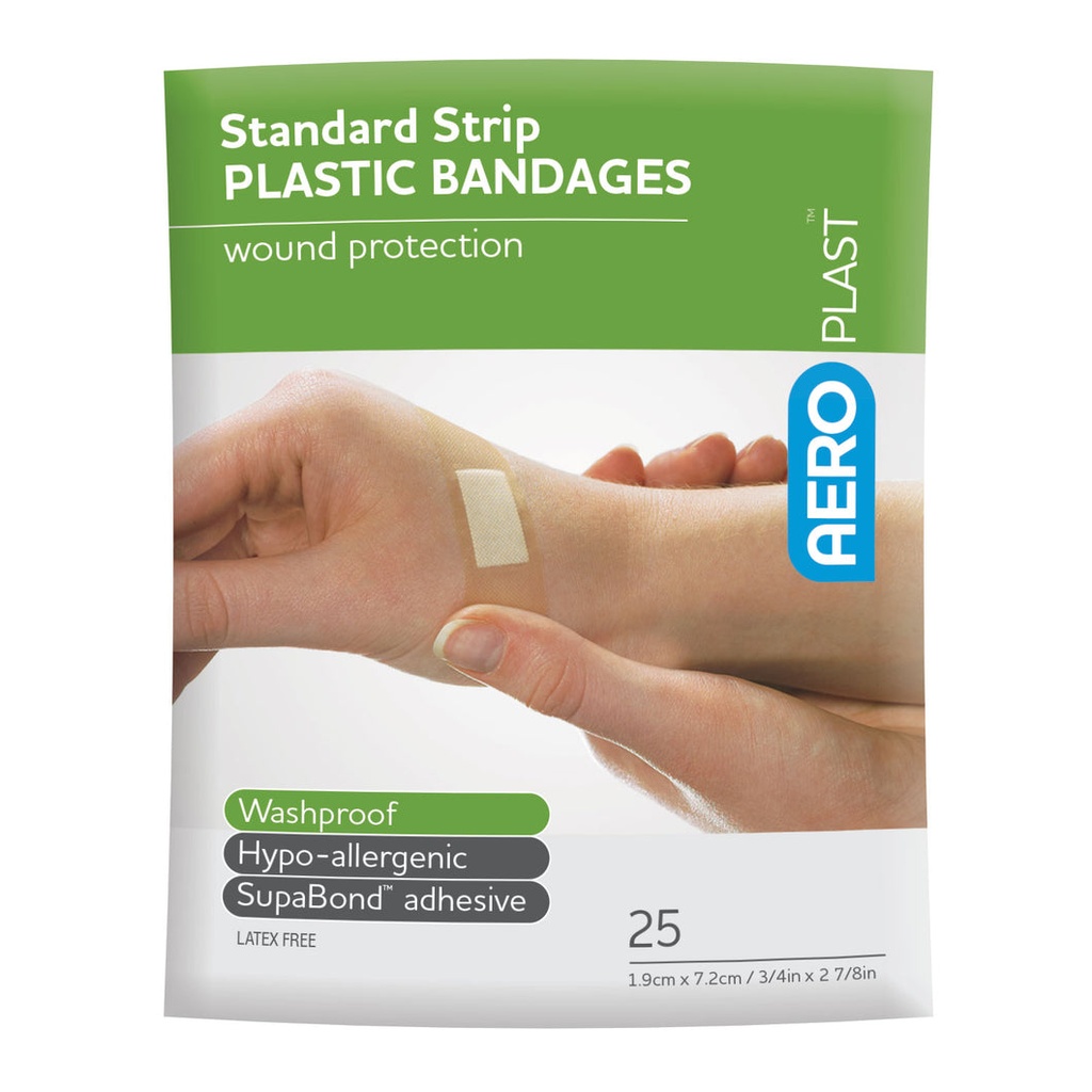 [10574] Aeroplast Plastic Bandage 25's