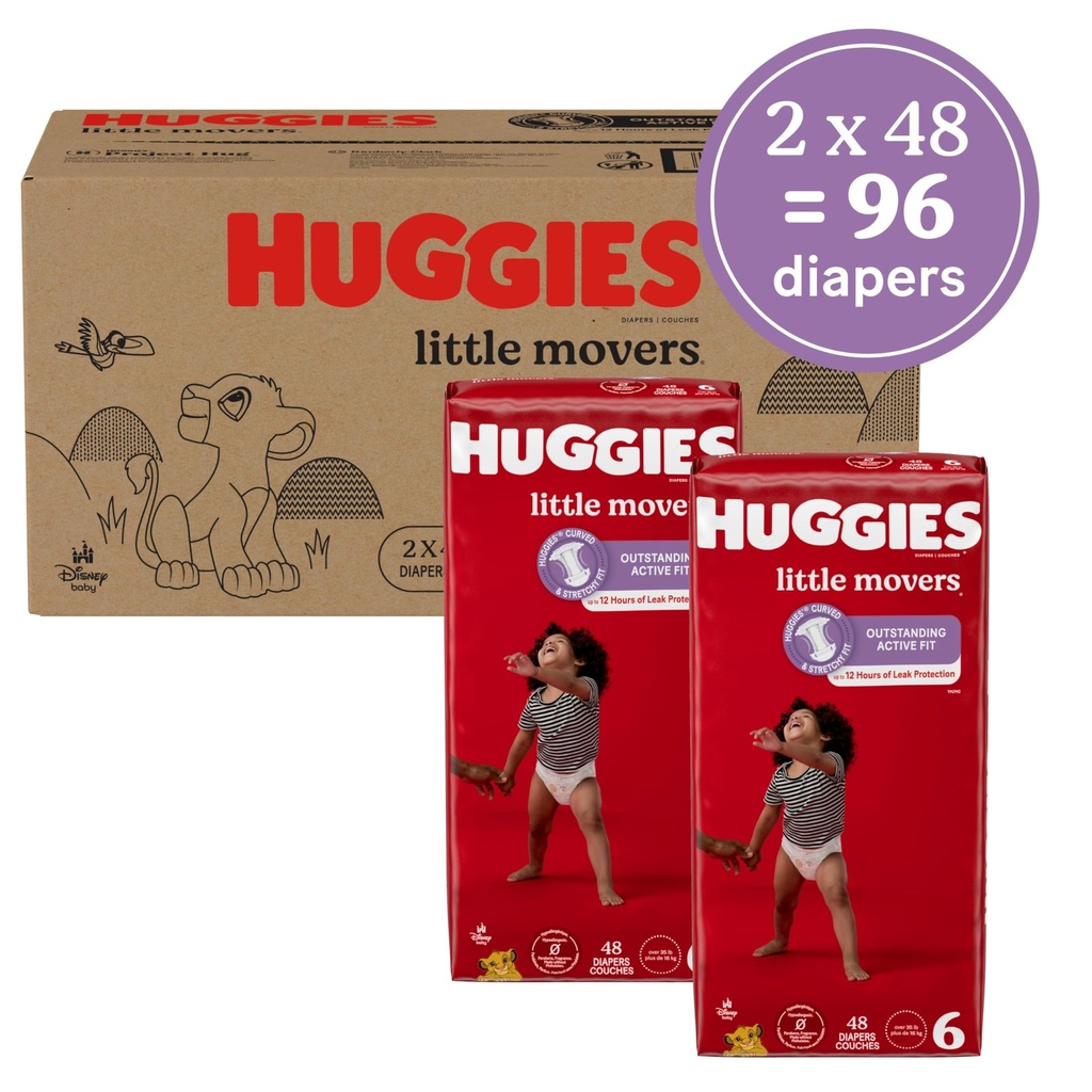 clear plastic huggies sz 6