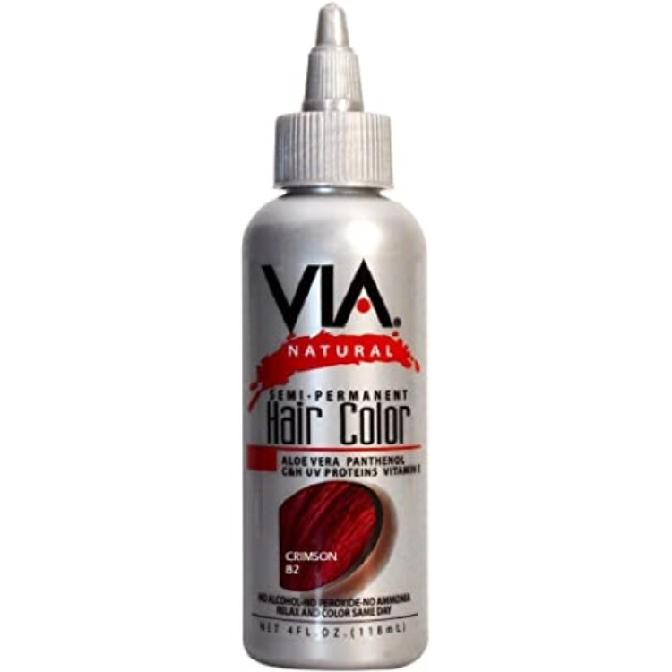 [11140] via natural hair color crimson