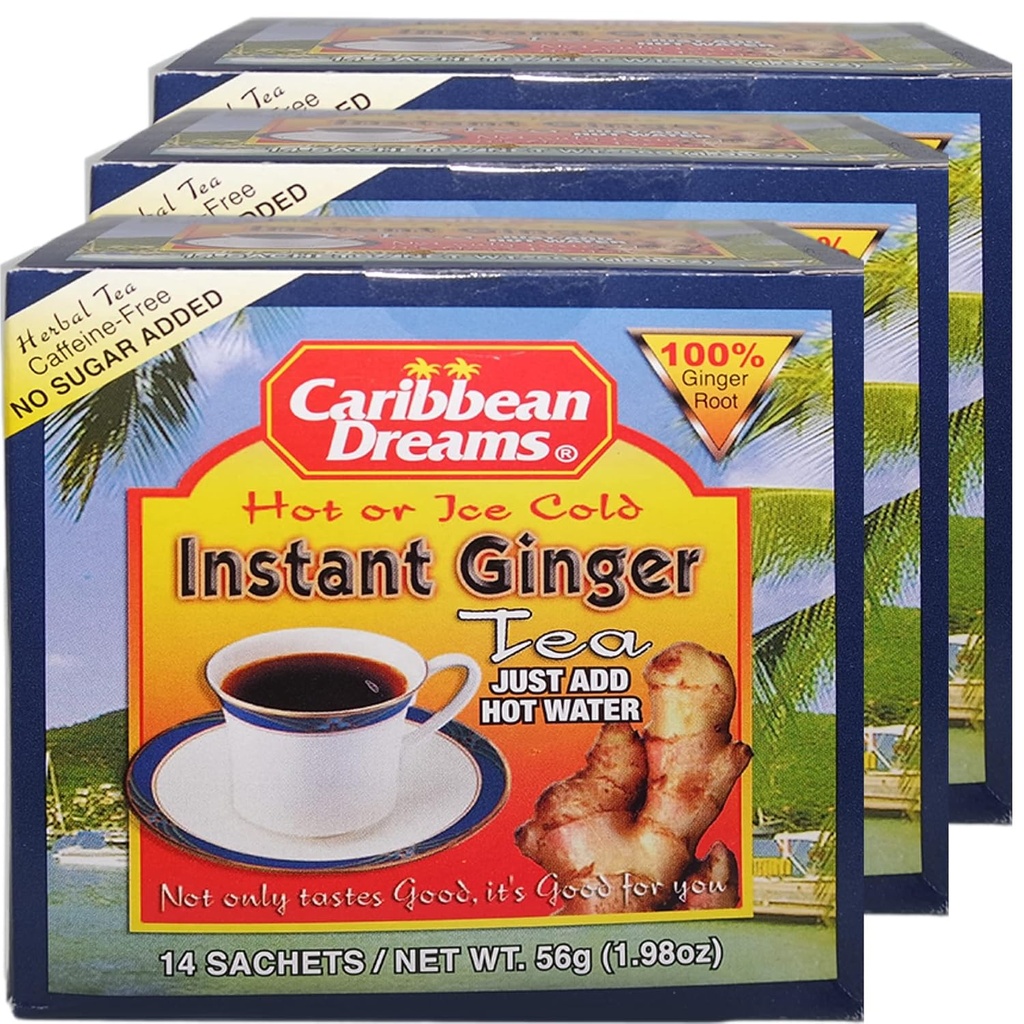 caribbean dream ginger tea bag