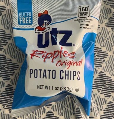 utz ripples orginal potatoe chi