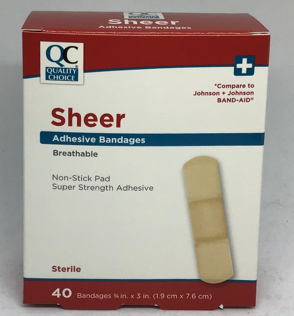 [11669] qc sheer adhesive bandage 3x4