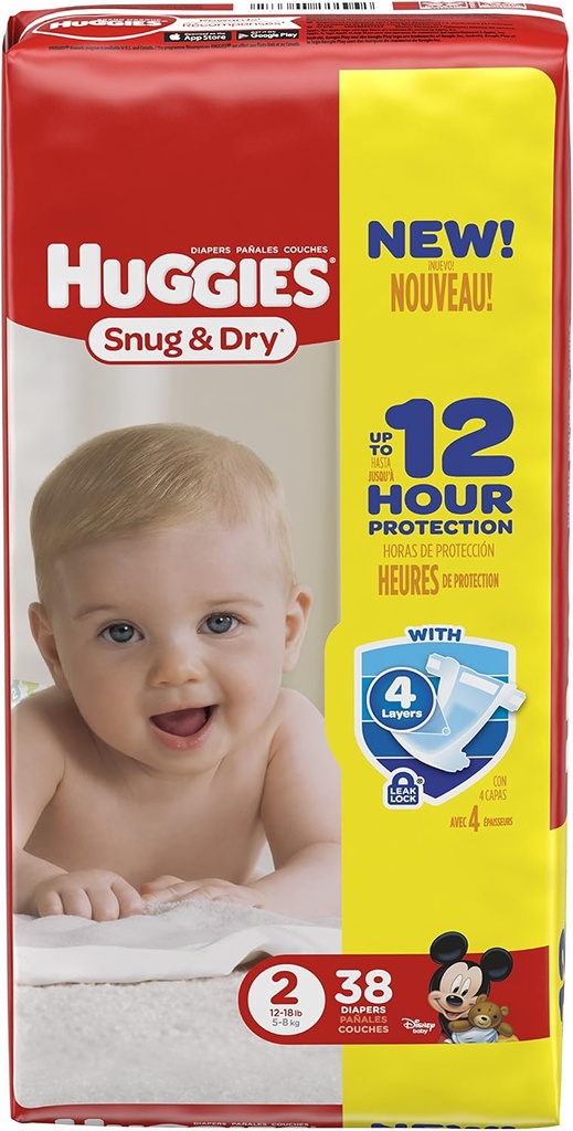 Huggies snug and dry 2