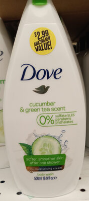 [11916] Dove cucum & Green Tea Body Was