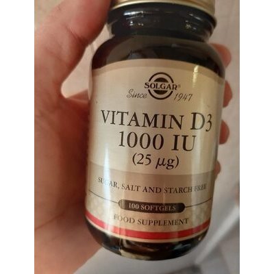 Rugby Vitamin D3 1000IU