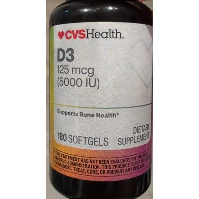 qc d3 5000iu 125mcg 100tabs