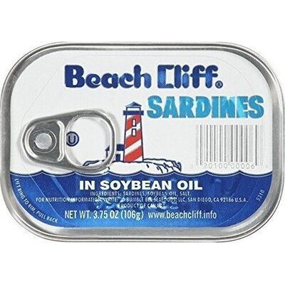 [14186] beach cliff sardine soybean oil