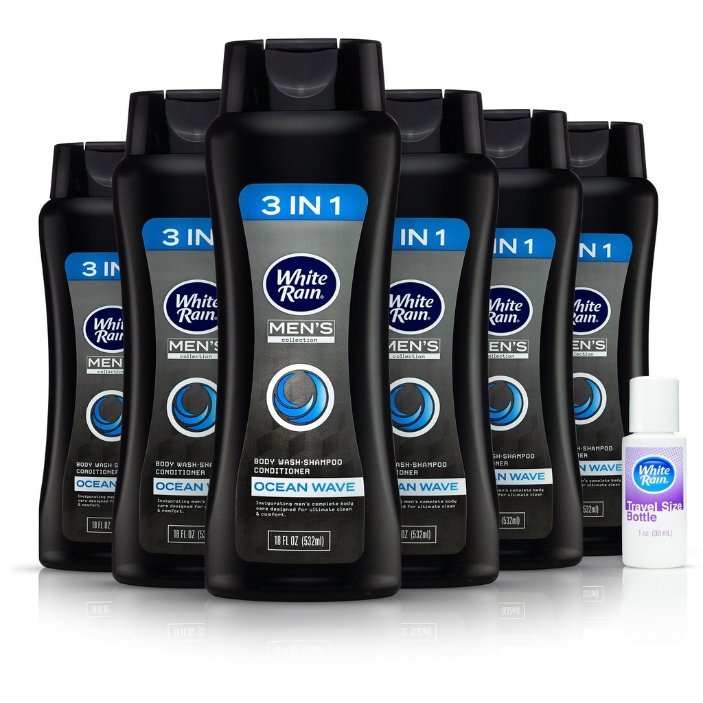 [14990] white rain 3in1 body wash