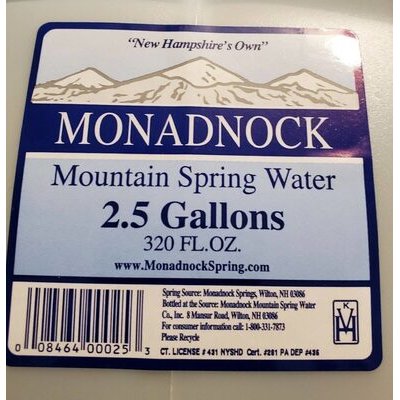 mountain spring water