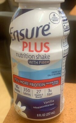 ensure plus vanila shake