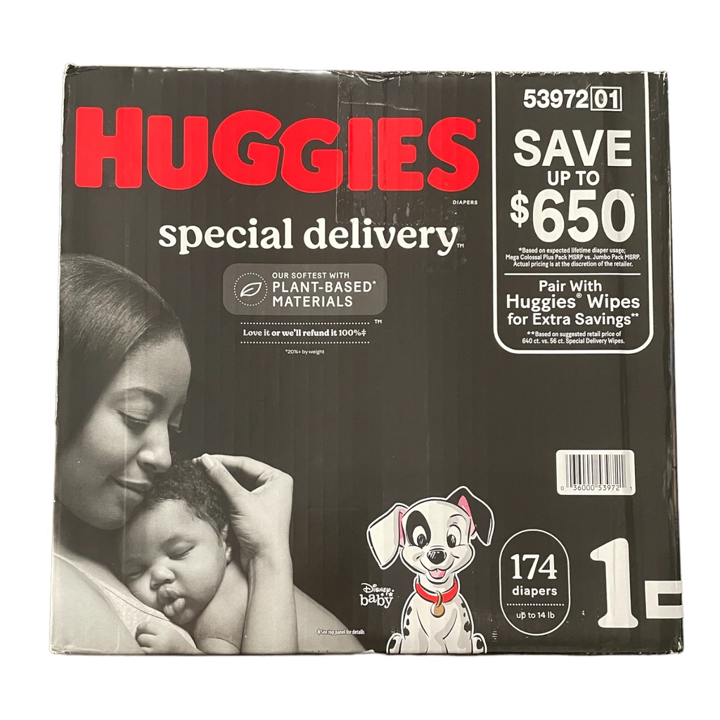 huggies sz 1# 74s