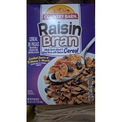 [16337] country barn raisin bran cereal
